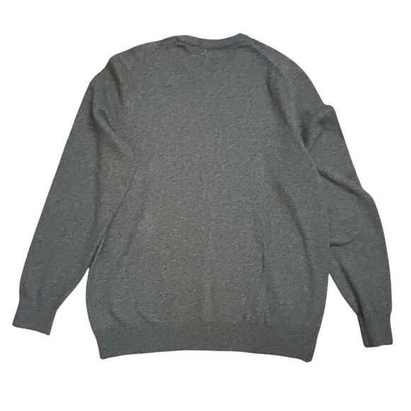 IZOD Premium Essentials Men's Size L Crew Neck Cotton Blend Soft Sweater Grey NW - Picture 2 of 8